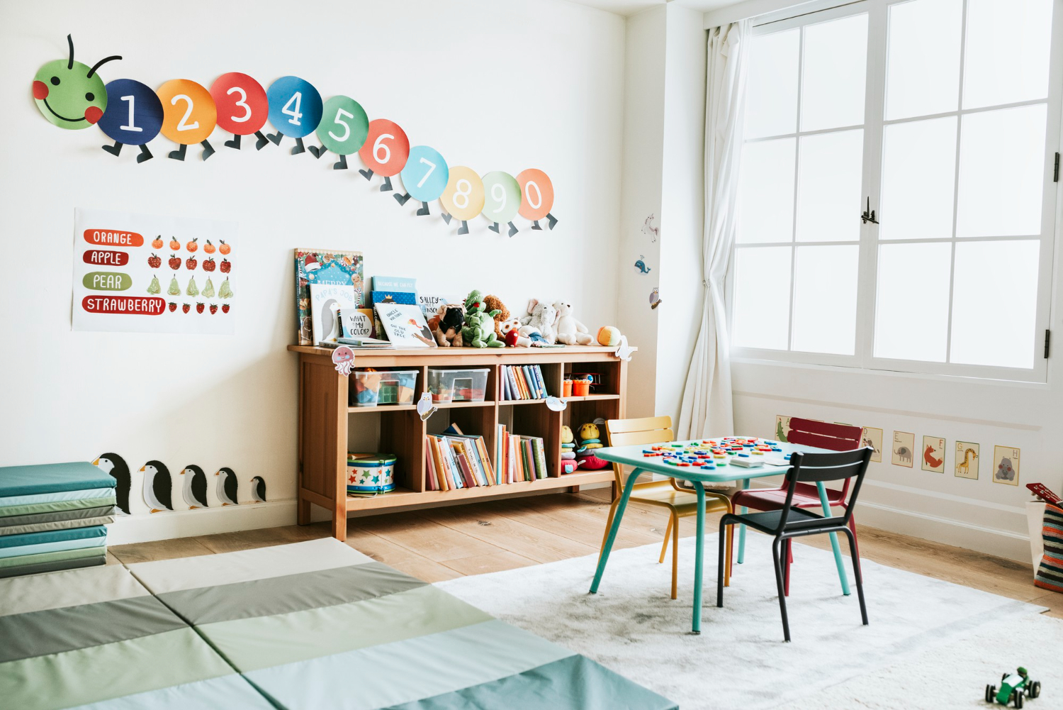 Cleaned daycare facility
